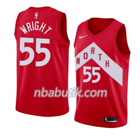 NBA Mænd Trøje Toronto Raptors Delon Wright 55 2018-19 Nike Rød Swingman